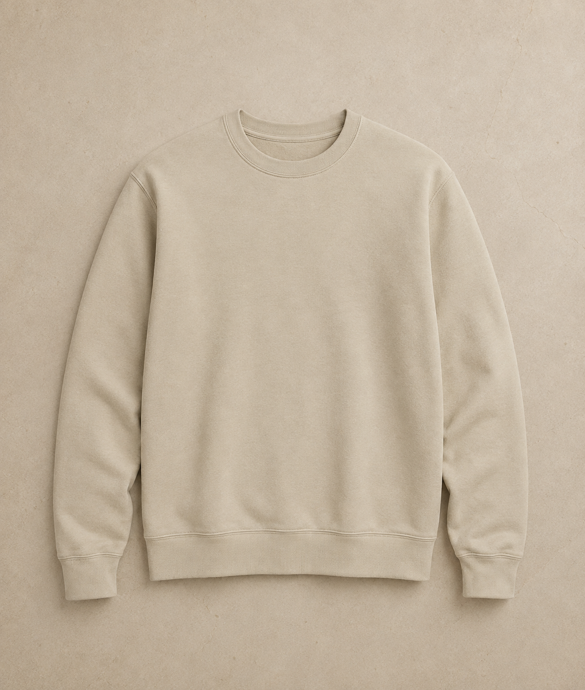 Sudadera cuello redondo