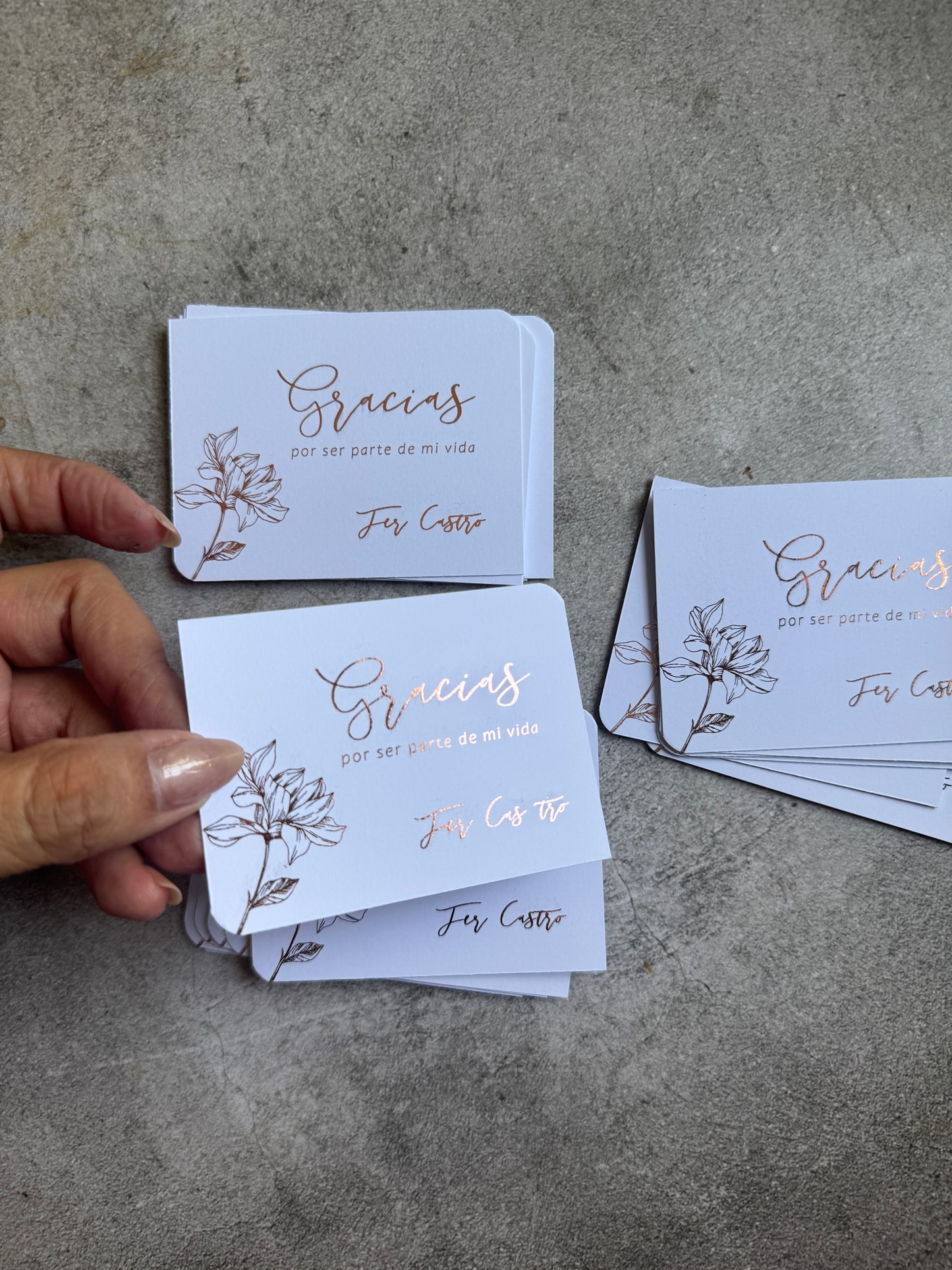 TARJETAS DE PRESENTACIÓN CON ACABADO FOIL, HOTSTAMPING Ó BAJO RELIEVE