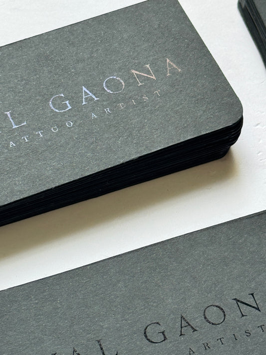 TARJETAS DE PRESENTACIÓN CON ACABADO FOIL, HOTSTAMPING Ó BAJO RELIEVE